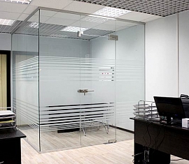 Офисные перегородки с декоративной пленкой