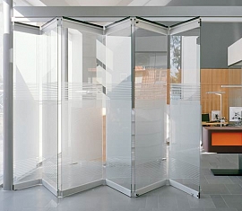 Офисные раздвижные перегородки